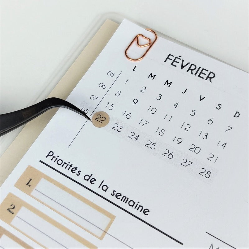 Stickers transparents mini cercles