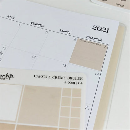 Stickers transparents carrés