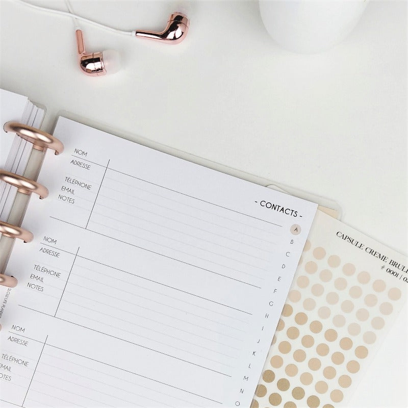 Stickers transparents mini cercles