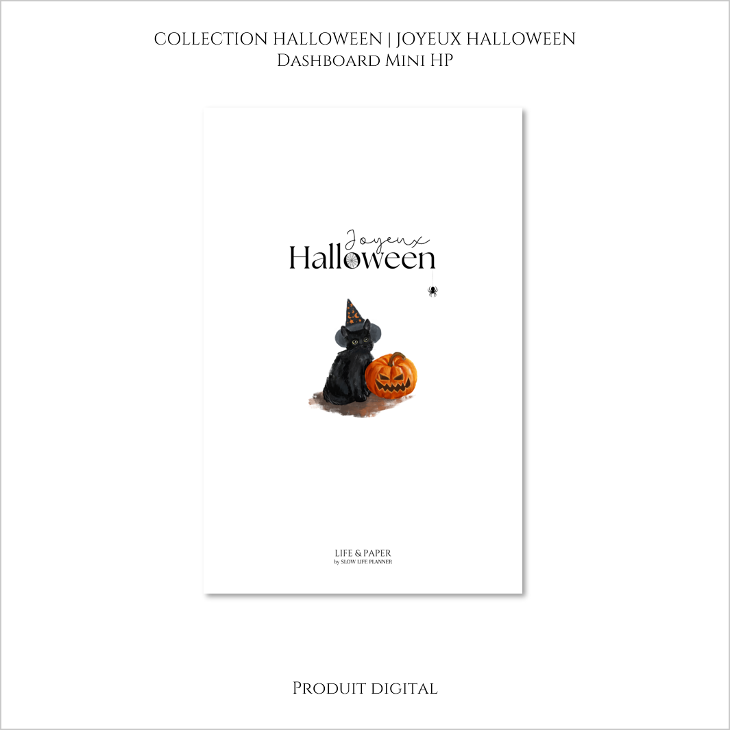 Collection Halloween | Dashboard Joyeux Halloween | Produit digital
