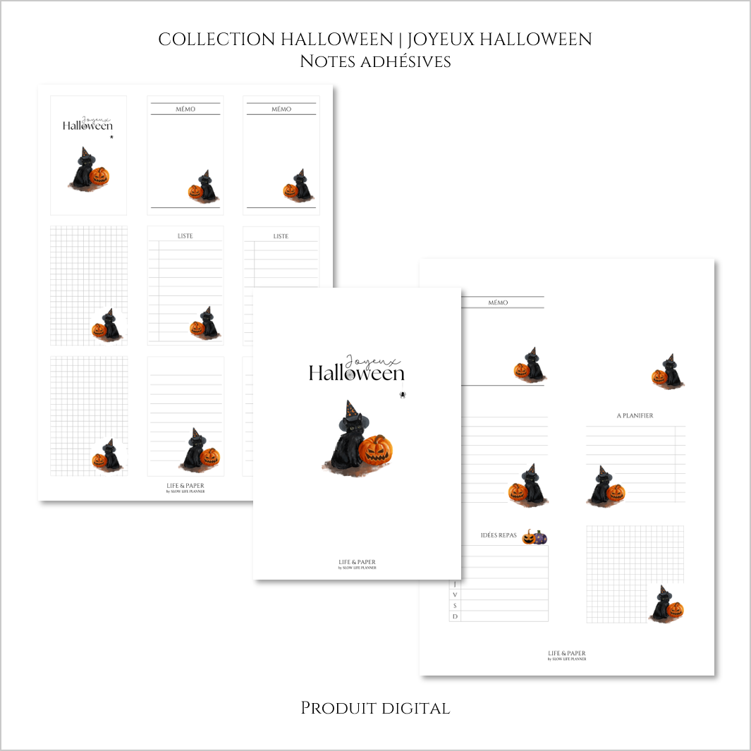 Collection Halloween | Joyeux Halloween | Produit digital