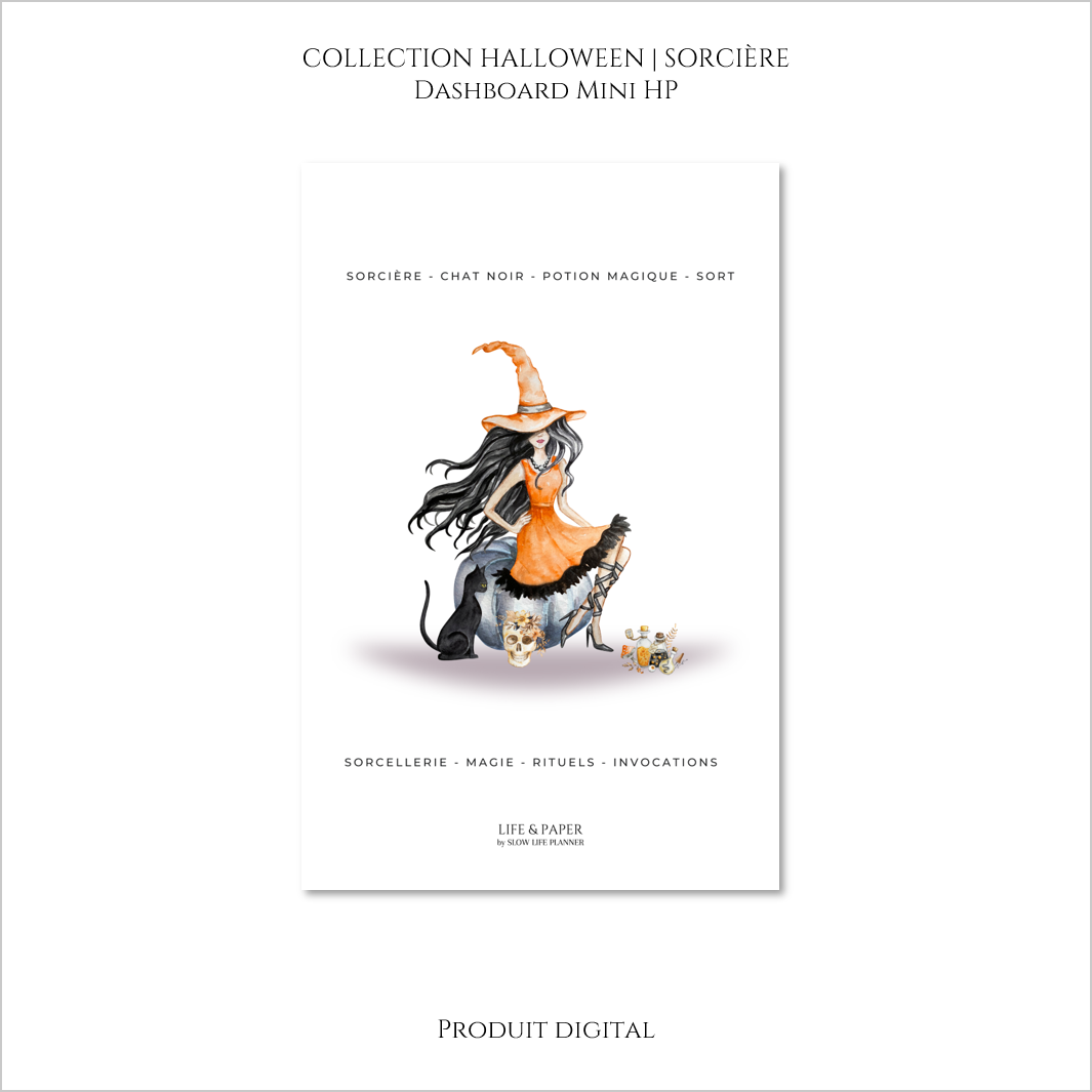 Collection Halloween | Sorcière | Produit digital