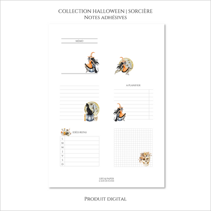 Collection Halloween | Sorcière | Produit digital