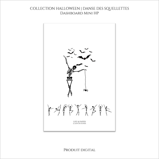 Collection Halloween | Dashboard Danse des Squelettes | Produit digital