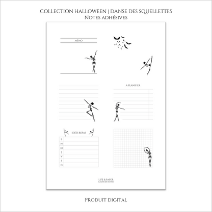 Collection Halloween | Danse des Squelettes | Produit digital