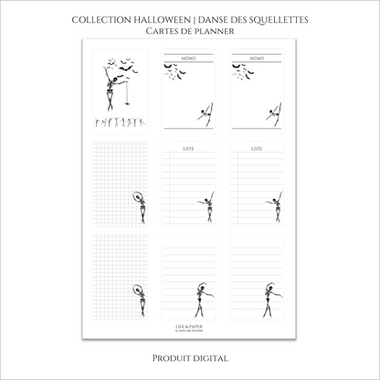 Collection Halloween | Danse des Squelettes | Produit digital