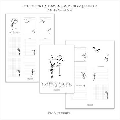 Collection Halloween | Danse des Squelettes | Produit digital