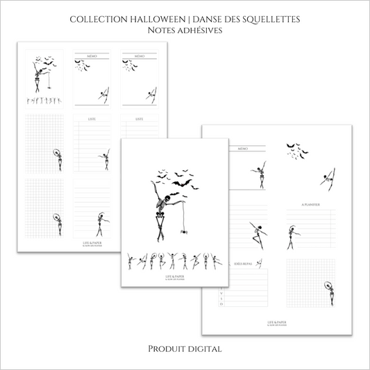 Collection Halloween | Danse des Squelettes | Produit digital