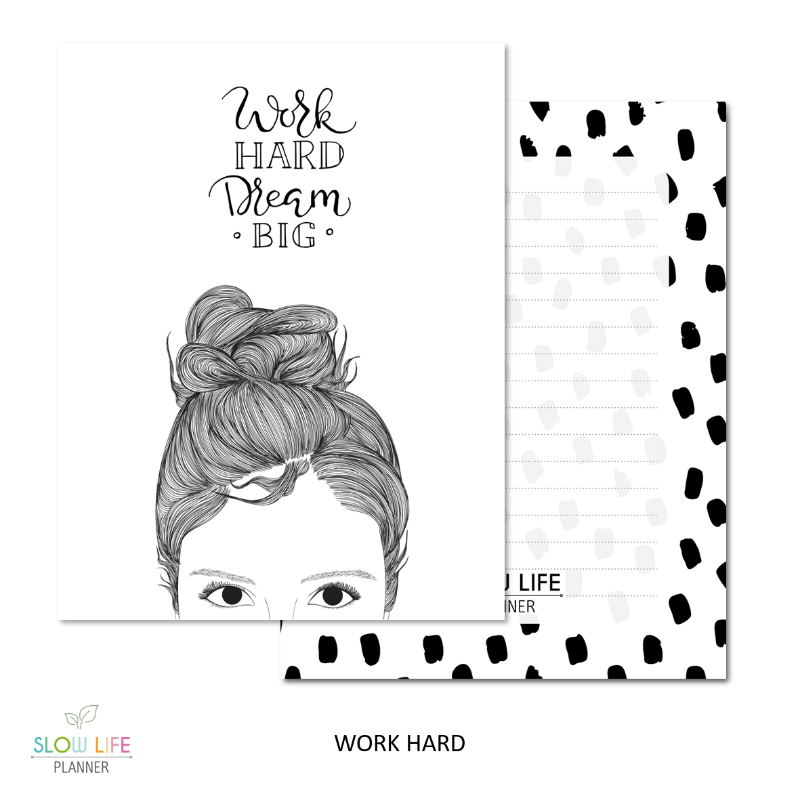 Slow Life Planner Couverture interchangeable dream big