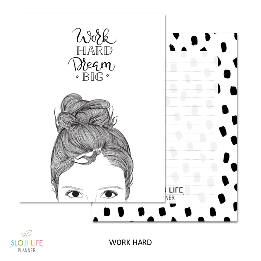 Slow Life Planner Couverture interchangeable dream big